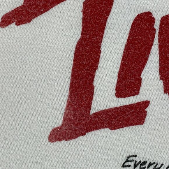 Vintage I Love Lucy KHTV T Shirt Mens Large 80s Ricky Ricardo Houston USA White - Picture 5 of 8